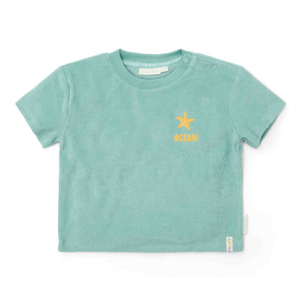 Little Dutch Kleding Set Seashells And Stripes Surf Blue koop je bij Babywinkel