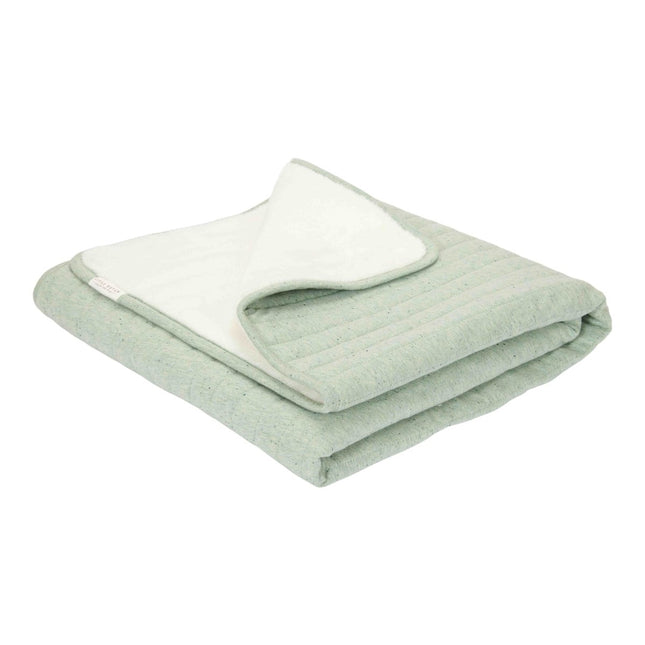 Little Dutch Ledikantdeken Pure Sage koop je bij Babywinkel