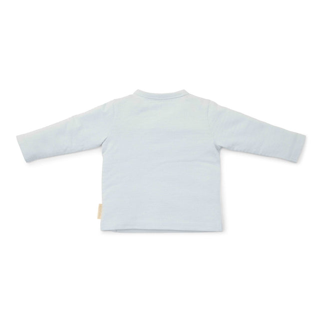 Little Dutch Overslag Shirt Baby Lange Mouw Baby Blue koop je bij Babywinkel