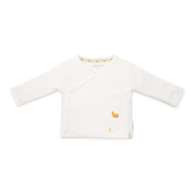 Little Dutch Overslag Shirt Baby Lange Mouw Off White koop je bij Babywinkel