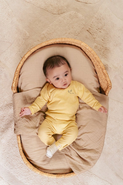 Little Dutch Overslag Shirt Baby Lange Mouwen Yellow Check koop je bij Babywinkel