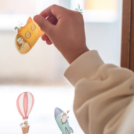 Little Dutch Raamstickers Jim En Friends koop je bij Babywinkel