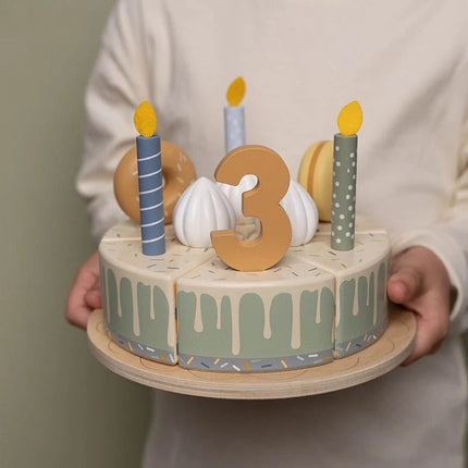 Little Dutch Speelgoed Taart Blauw koop je bij Babywinkel