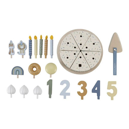 Little Dutch Speelgoed Taart Blauw koop je bij Babywinkel