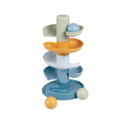 Little Dutch Stapeltoren Blauw met Ballen koop je bij Babywinkel