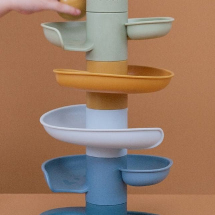 Little Dutch Stapeltoren Blauw met Ballen koop je bij Babywinkel