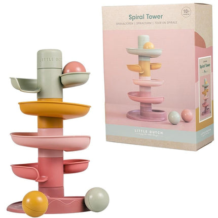 Little Dutch Stapeltoren Roze met Ballen koop je bij Babywinkel