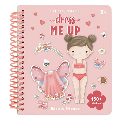 Little Dutch Stickerboek Aankleedboek Rosa En Friends koop je bij Babywinkel