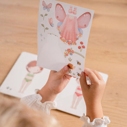 Little Dutch Stickerboek Aankleedboek Rosa En Friends koop je bij Babywinkel