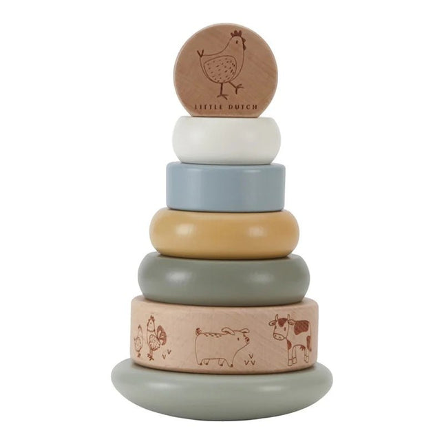 Little Dutch Tuimerlaar Stapeltoren Little Farm koop je bij Babywinkel