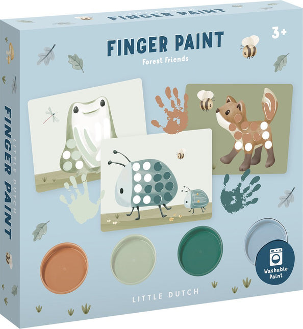 Little Dutch Vingerverf Set Forest Friends koop je bij Babywinkel