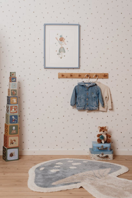 Little Dutch Vloerkleed Paddenstoel 102X118Cm koop je bij Babywinkel