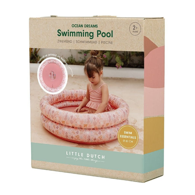 Little Dutch Zwembad Ocean Dreams Pink 80cm koop je bij Babywinkel