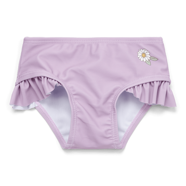 Little Dutch Zwembroek Kind Ruches Mauve koop je bij Babywinkel
