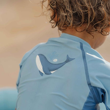 Little Dutch Zwemshirt Kind Korte Mouwen Blue Whale koop je bij Babywinkel