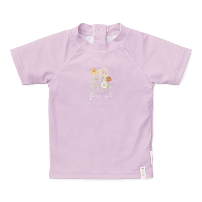 Little Dutch Zwemshirt Kind Korte Mouwen Mauve koop je bij Babywinkel