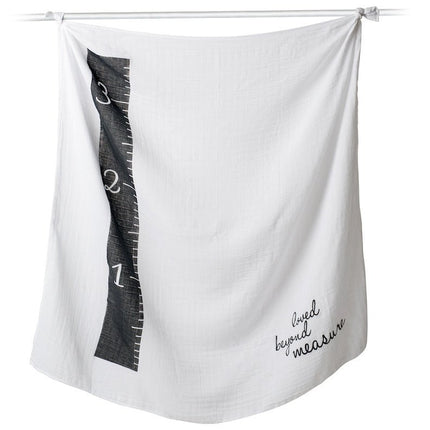Lulujo Baby's First Year swaddle & cards set 100% katoen Loved beyond measure koop je bij Babywinkel