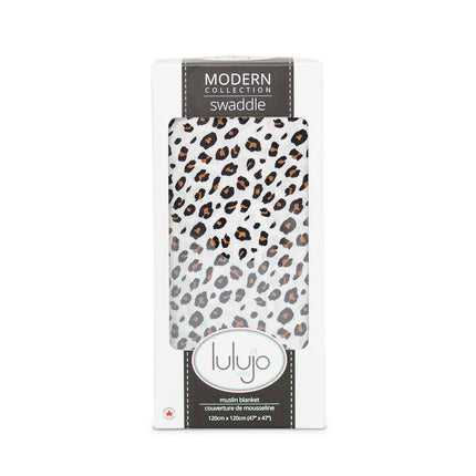 Lulujo Hydrofiele Doek Leopard 120x120cm koop je bij Babywinkel