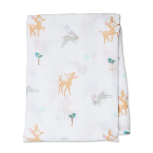 Lulujo Hydrofiele Doek Little Fawn Katoen 120x120cm koop je bij Babywinkel
