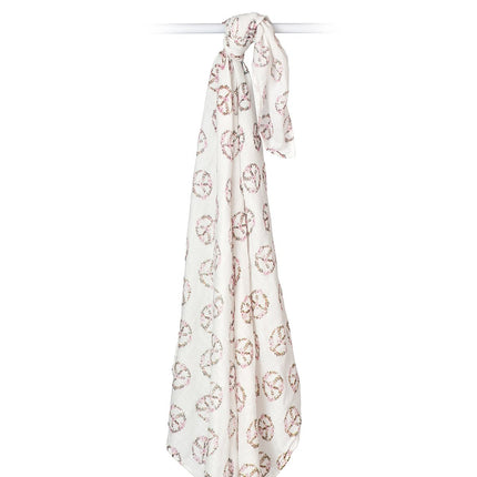 Lulujo Hydrofiele Doek Peace 120x120cm koop je bij Babywinkel