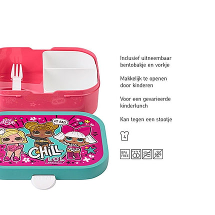 Mepal Lunchtrommel Campus Lol Suprise koop je bij Babywinkel