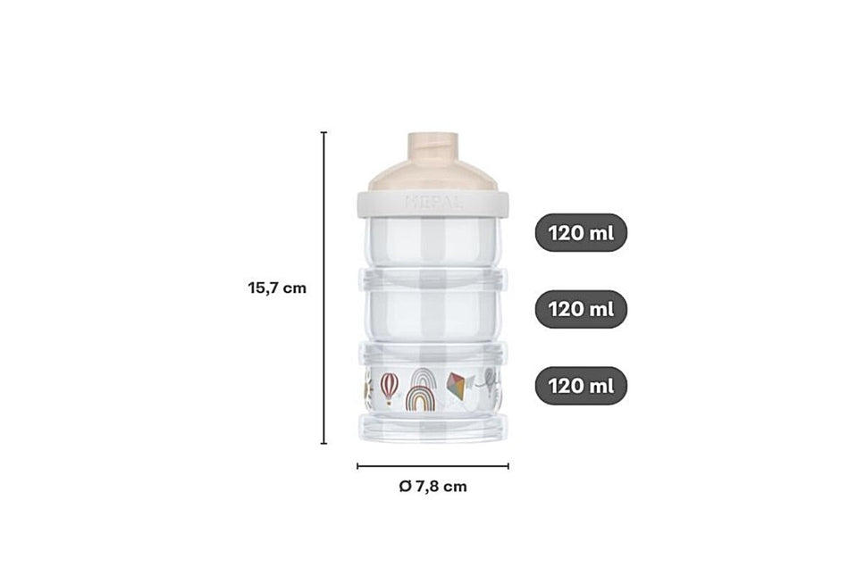 Mepal Melkpoedertoren Mio 3 Delig Little Goose koop je bij Babywinkel