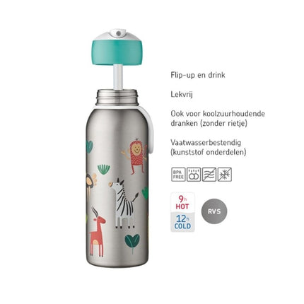 Mepal Thermosfles Flip - Up Campus 350ml Blue koop je bij Babywinkel