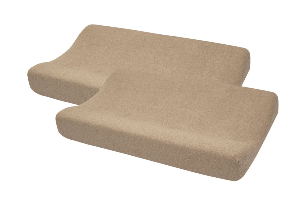 Meyco Aankleedkussenhoes Taupe 2St 50X70cm koop je bij Babywinkel