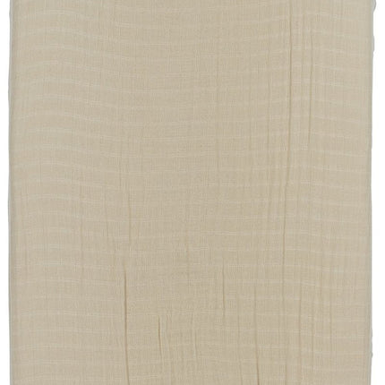 Meyco Baby Uni Aankleedkussenhoes Pre - Washed Hydrofiel Sand 50X70Cm koop je bij Babywinkel