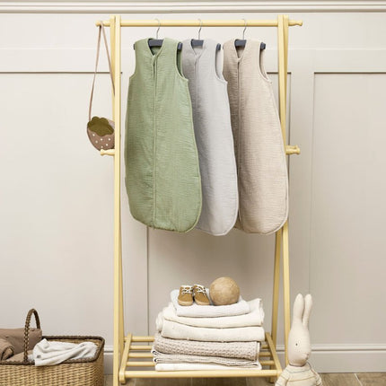 Meyco Baby Uni Winter Baby Slaapzak Pre - Washed Hydrofiel Greige koop je bij Babywinkel