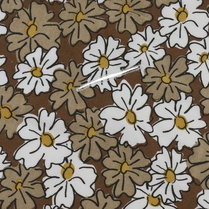 Meyco Badcape Baby 90X90cm Vintage Flower Taupe koop je bij Babywinkel