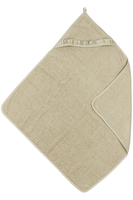 Meyco Badcape Baby Badstof Ruffle Sand koop je bij Babywinkel