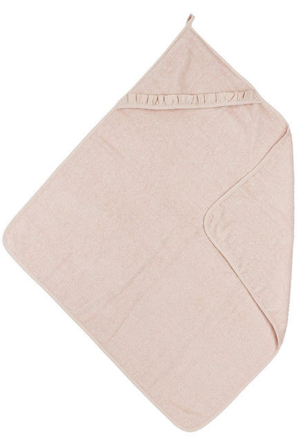 Meyco Badcape Baby Badstof Ruffle Soft Pink koop je bij Babywinkel