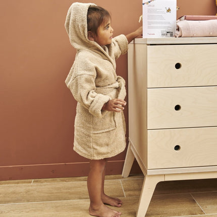 Meyco Badjas Basic Badstof Sand koop je bij Babywinkel