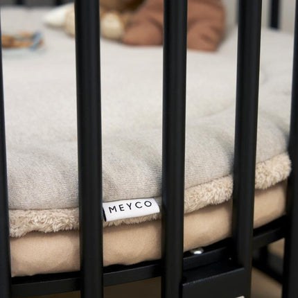 Meyco Boxkleed Basic Teddy Rond koop je bij Babywinkel