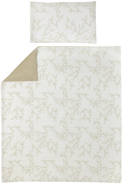 Meyco Dekbedovertrek 100X135cm Branches Sand koop je bij Babywinkel