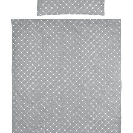 Meyco DekbedovertrekxMrs. Keizer 100X135cm Louis Grijs koop je bij Babywinkel