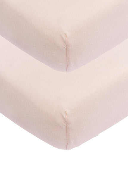 Meyco Hoeslaken Jersey 2St 40X80/90 Soft Pink koop je bij Babywinkel