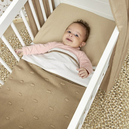 Meyco Hoeslaken Jersey 2St 50X90 Sand koop je bij Babywinkel