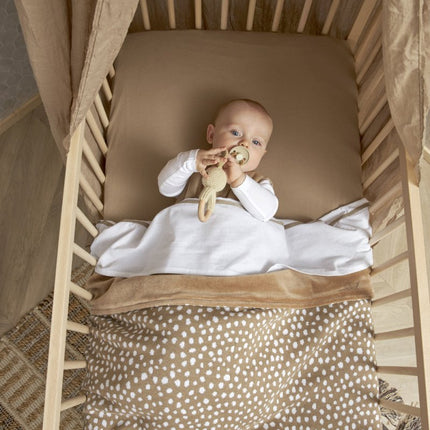 Meyco Hoeslaken Jersey 2St 50X90 Taupe koop je bij Babywinkel