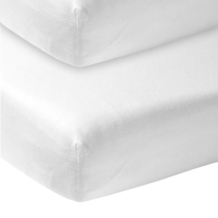 Meyco Hoeslaken Jersey 2St 50X90 Wit koop je bij Babywinkel