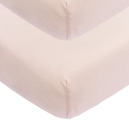 Meyco Hoeslaken Jersey 2St 70X140/150 Soft Pink koop je bij Babywinkel