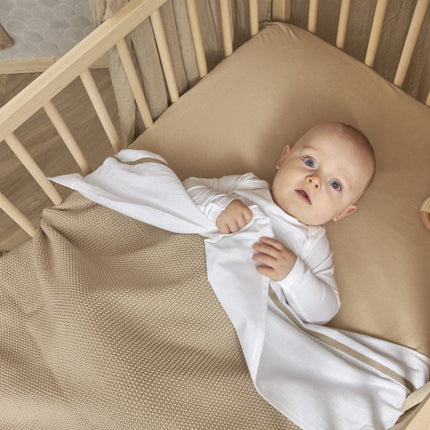 Meyco Hoeslaken Jersey 50X90 Sand koop je bij Babywinkel