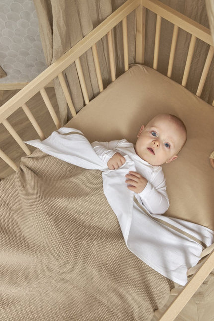 Meyco Hoeslaken Jersey 50X90 Sand koop je bij Babywinkel