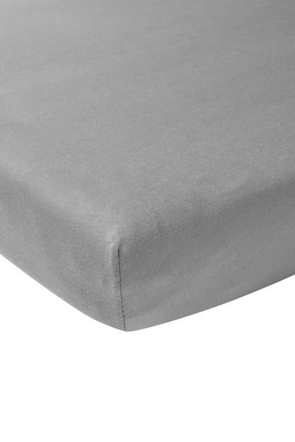 Meyco Hoeslaken Jersey 70X140/150 Grijs koop je bij Babywinkel