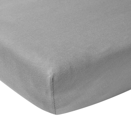 Meyco Hoeslaken Jersey Boxmatras 75X95cm Grijs koop je bij Babywinkel