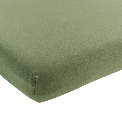 Meyco Hoeslaken Ledikant Olive Green 60X120cm koop je bij Babywinkel