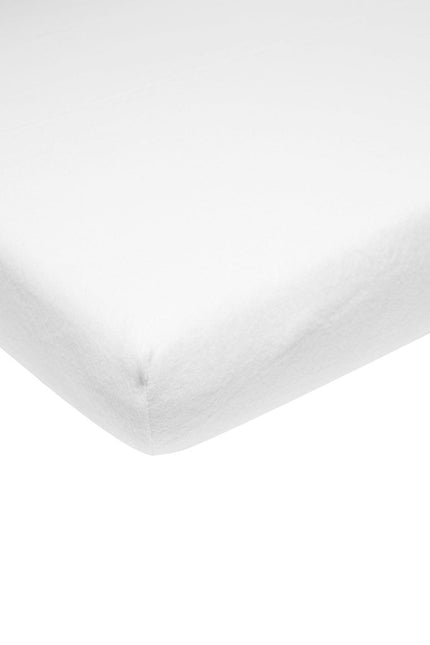 Meyco Hoeslaken Molton Stretch 50X90 Wit koop je bij Babywinkel