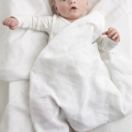 Meyco Hydrofiele Doek 10St Wit 80x80cm koop je bij Babywinkel