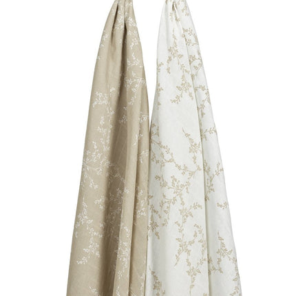 Meyco Hydrofiele Doek 2St Branches Sand koop je bij Babywinkel